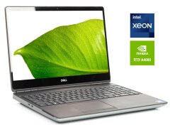 Мобільна робоча станція Dell Precision 7560 / 15.6" (3840x2160) IPS / Intel Xeon W-11855M (6 (12) ядер по 2.6 - 4.9 GHz) / 32 GB DDR4 / 1000 GB SSD / nVidia RTX A4000, 8 GB GDDR6, 256-bit / WebCam