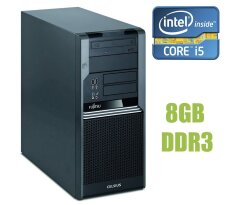 Компьютер Fujitsu Celsius W380 Tower / Intel Core i5-650 (2 (4) ядра по 3.2 - 3.46 GHz) / 8 GB DDR3 / 250 GB HDD