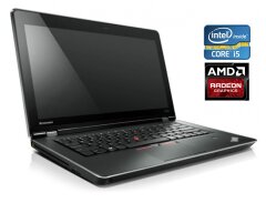 Ноутбук Lenovo ThinkPad Edge Edge E420s / 14" (1366x768) TN / Intel Core i5-2410M (2 (4) ядра по 2.3 - 2.9 GHz) / 8 GB DDR3 / 500 GB HDD / AMD Radeon HD 6630M, 2 GB DDR3, 128-bit / WebCam / DVD-ROM