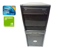 Игровой ПК Cooler Master Tower / Intel Core 2 Quad Q9400 (4 ядра по 2.6 GHz) / 8 GB DDR3 / 250 GB HDD / nVidia GeForce 8600 GT, 512 MB GDDR3, 128-bit / 400W