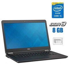 Ультрабук Dell Latitude E7450 / 14" (1920x1080) TN / Intel Core i5-5300U (2 (4) ядра по 2.3 - 2.9 GHz) / 8 GB DDR3 / 256 GB SSD / Intel HD Graphics 5500 / WebCam 