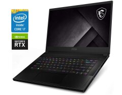 Игровой ноутбук Б-класс MSI GS66 Stealth 11UG / 15.6" (1920x1080) IPS / Intel Core i7-11800H (8 (16) ядер по 2.3 - 4.6 GHz) / 16 GB DDR4 / 1000 GB SSD NVMe / nVidia GeForce RTX 3070, 8 GB GDDR6, 256-bit / WebCam