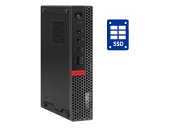 Неттоп Lenovo ThinkCentre M720q Tiny USFF / Intel Core i3-9100T (4 ядра по 3.1 - 3.7 GHz) / 8 GB DDR4 / 256 GB SSD / Intel UHD Graphics 630 / Win 10 Pro