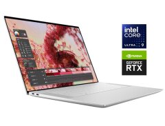 Новый игровой ультрабук Dell XPS 16 9640 / 16.3" (3840x2400) OLED Touch / Intel Core Ultra 9 185H (16 (22) ядер по 1.8 - 5.1 GHz) / 64 GB DDR5 / 4000 GB SSD / nVidia GeForce RTX 4070, 8 GB GDDR6, 128-bit / WebCam / Win 11