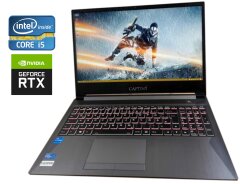 Игровой ноутбук Clevo Captiva NH58HP / 15.6" (1920x1080) IPS / Intel Core i5-11400H (6 (12) ядер по 2.2 - 4.5 GHz) / 16 GB DDR4 / 500 GB SSD / nVidia GeForce RTX 3060, 6 GB GDDR6, 192-bit / WebCam / Win 10