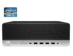 ПК HP ProDesk 600 G3 SFF / Intel Core i5-7400 (4 ядра по 3.0 - 3.5 GHz) / 16 GB DDR4 / 240 GB SSD / Intel HD Graphics 630