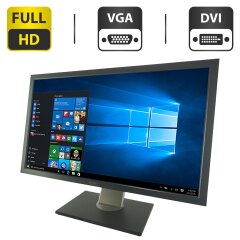 Монитор Dell Professional P2411H / 24" (1920x1080) TN / VGA, DVI / Кабель питания
