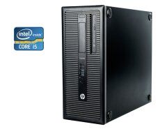 ПК Б-клас HP ProDesk 600 G1 Tower / Intel Core i5-4460 (4 ядра по 3.2 - 3.4 GHz) / 16 GB DDR3 / 120 GB SSD + 500 GB HDD / Intel HD Graphics 4600 / DVD-RW + USB-флешка 64 GB