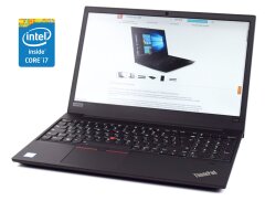 Ноутбук Б-класс Lenovo ThinkPad E580 / 15.6" (1920x1080) IPS / Intel Core i7-8550U (4 (8) ядра по 1.8 - 4.0 GHz) / 16 GB DDR4 / 256 GB SSD + 1000 GB HDD / Intel UHD Grphics 620 / WebCam / Win 11 Pro
