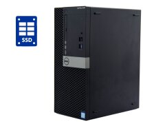 ПК Dell OptiPlex 5040 Tower / Intel Core i3-6100 (2 (4) ядра по 3.7 GHz) / 16 GB DDR3 / 120 GB SSD + 500 GB HDD / Intel HD Graphics 530 / DVD-RW + USB-флешка 64 GB + DispleyPort-кабель