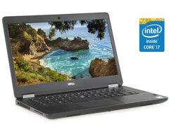 Ультрабук Dell Latitude E5470 / 14" (1920x1080) IPS / Intel Core i7-6820HQ (4 (8) ядра по 2.7 - 3.6 GHz) / 16 GB DDR4 / 512 GB SSD / Intel HD Graphics 530 / WebCam / Win 10 Pro