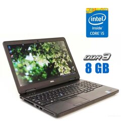 Ноутбук Dell Latitude E5540 / 15.6" (1366x768) TN / Intel Core i5-4200U (2 (4) ядра по 1.6 - 2.6 GHz) / 8 GB DDR3 / 240 GB SSD / Intel HD Graphics 4400 / WebCam