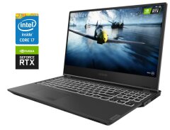 Ігровий ноутбук Lenovo Legion Y540-15IRH / 15.6" (1920x1080) IPS / Intel Core i7-9750H (6 (12) ядер по 2.6 - 4.5 GHz) / 16 GB DDR4 / 256 GB SSD + 500 GB HDD / nVidia GeForce RTX 2060, 6 GB GDDR6, 192-bit / Win 11 Home
