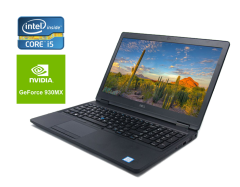 Игровой ноутбук Dell Latitude 5580 / 15.6" (1920x1080) IPS Touch / Intel Core i5-7300U (2 (4) ядра по 2.6 - 3.5 GHz) / 16 GB DDR4 / 512 GB SSD / nVidia GeForce 930MX, 2 GB DDR3, 64-bit / WebCam + Беспроводная мышка