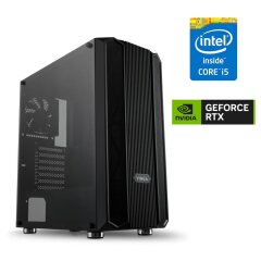 Ігровий ПК Vinga Legend Tower / Intel Core i5-7500 (4 ядра по 3.4 - 3.8 GHz) / 16 GB DDR4 / 240 GB SSD / nVidia GeForce RTX 2070, 8 GB GDDR6, 256-bit / 650W 