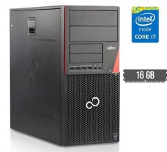 Комп'ютер Fujitsu Esprimo P720 E85+ Tower / Intel Core i7-4790 (4 (8) ядра по 3.6 - 4.0 GHz) / 16 GB DDR3 / no HDD / Intel HD Graphics 4600 / 280W / DisplayPort