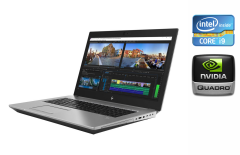 Мобильная рабочая станция HP Zbook 17 G5 / 17.3" (1920x1080) IPS / Intel Core i9-8950HK (6 (12) ядер по 2.9 - 4.8 GHz) / 32 GB DDR4 / 512 GB SSD / nVidia Quadro P2000, 4 GB GDDR5, 128-bit / WebCam / TouchID