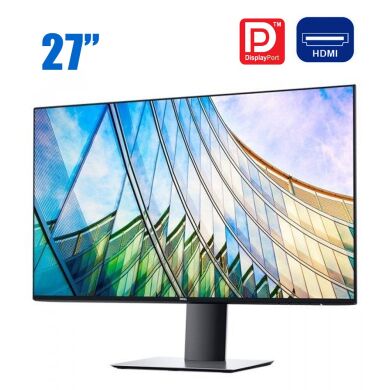 Монитор Dell UltraSharp U2719D / 27" (2560x1440) IPS / HDMI, DisplayPort, USB / VESA 100x100 Монитор Dell UltraSharp U2719D / 27" (2560x1440) IPS / HDMI, DisplayPort, USB / VESA 100x100