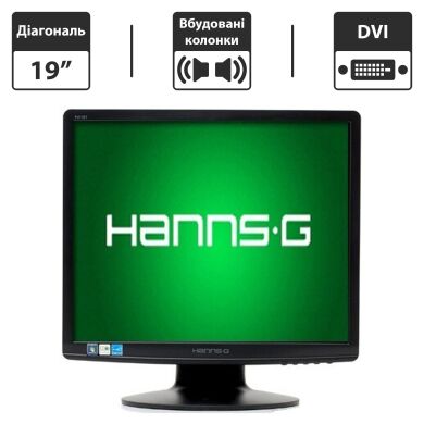 Монитор Hanns.G HA191DPB / 19" (1280x1024) TN / VGA, DVI-D / Встроенные колонки 2x 1W Монитор Hanns.G HA191DPB / 19" (1280x1024) TN / VGA, DVI-D / Встроенные колонки 2x 1W