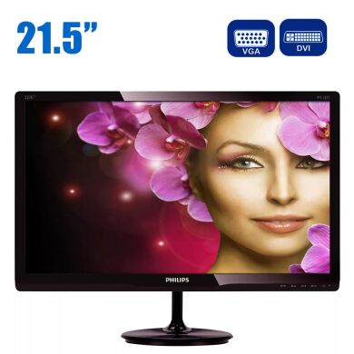 Монитор Philips 227E / 21.5" (1920x1080) IPS / VGA, DVI 