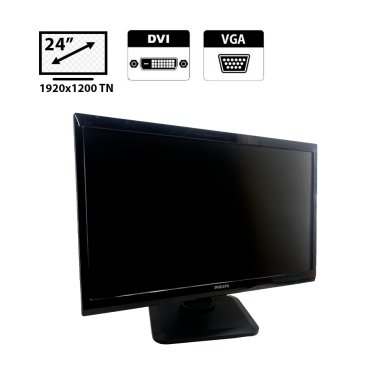Монитор Philips 246V / 24" (1920x1080) TN / DVI, VGA Монитор Philips 246V / 24" (1920x1080) TN / DVI, VGA