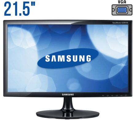 Монитор Samsung SyncMaster S22B150N / 21.5" (1920x1080) TN / VGA + Блок питания и кабель питания Монитор Samsung SyncMaster S22B150N / 21.5" (1920x1080) TN / VGA + Блок питания и кабель питания