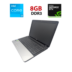 Ноутбук Acer Aspire E1-571G / 15.6" (1366x768) TN / Intel Core i3-3130M (2 (4) ядра по 2.6 GHz) / 8 GB DDR3 / 120 GB SSD / nVidia GeForce GT 710M, 2 GB DDR3, 64-bit / WebCam