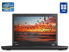 Ноутбук Lenovo ThinkPad L570  / 15.6" (1920x1080) IPS / Intel Core i5-6300U (2 (4) ядра по 2.4 - 3.0 GHz) / 16 GB DDR4 / 240 GB SSD / Intel HD Graphics 520 / WebCam / Win 10 Pro + бездротова миша Maxxter MR-335 NEW