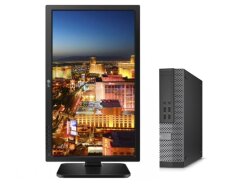 Комплект ПК: Dell OptiPlex 7020 SFF / Intel Core i3-4130 (2 (4) ядра по 3.4 GHz) / 16 GB DDR3 / 480 GB SSD / Intel HD Graphics 4400 + Монитор LG 24MB37PM / 24" (1920x1080) IPS / 2x 1W + клавиатура и мышь