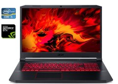 Игровой ноутбук Acer Nitro 5 AN517-51 / 17.3" (1920x1080) IPS / Intel Core i5-9300H (4 (8) ядра по 2.4 - 4.1 GHz) / 16 GB DDR4 / 256 GB SSD M.2 + 500 HDD / nVidia GeForce GTX 1650, 4 GB GDDR5, 192-bit / WebCam / Win 11 Home