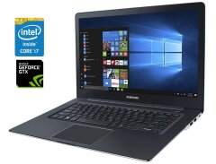 Игровой ноутбук Б-класс Samsung NP950Z5L-X03US / 15.6" (3840x2160) IPS Touch / Intel Core i7-6700HQ (4 (8) ядра по 2.6 - 3.5 GHz) / 16 GB DDR4 / 256 GB SSD / nVidia GeForce GTX 950M, 2 GB GDDR5, 128-bit / WebCam