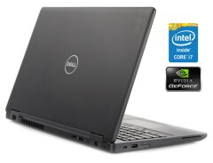 Ноутбук Б-класс Dell Latitude 5580 / 15.6" (1366x768) TN / Intel Core i7-7600U (2 (4) ядра по 2.8 - 3.9 GHz) / 8 GB DDR4 / 500 GB HDD / nVidia GeForce 930MX, 2 GB GDDR3, 64-bit