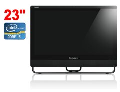 Моноблок Б-класс Lenovo ThinkCentre M93z / 23" (1920x1080) IPS / Intel Core i5-4590S (4 ядра по 3.0 - 3.7 GHz) / 8 GB DDR3 / 256 GB SSD / Intel HD Graphics 4600 / WebCam / DVD-RW / Win 10 + беспроводная мышь