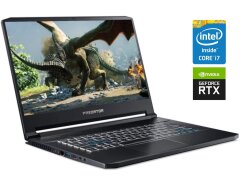 Игровой ноутбук Б-класс Acer Predator Triton 500 PT515-51 / 15.6" (1920x1080) IPS / Intel Core i7-9750H (6 (12) ядер по 2.6 - 4.5 GHz) / 16 GB DDR4 / 512 GB SSD / nVidia GeForce RTX 2060, 6 GB GDDR6, 192-bit / WebCam