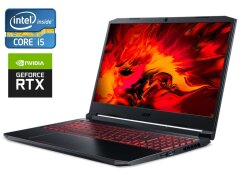 Игровой ноутбук Acer Nitro 5 AN515-55-51J3 / 15.6" (1920x1080) IPS / Intel Core i5-10300H (4 (8) ядра по 2.5 - 4.5 GHz) / 16 GB DDR4 / 512 GB SSD / nVidia GeForce GTX 1650, 4 GB GDDR5, 128-bit / WebCam