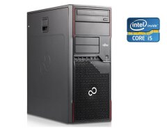 ПК Fujitsu Celsius W410 Tower / Intel Core i5-2400 (4 ядра по 3.1 - 3.4 GHz) / 4 GB DDR3 / 500 GB HDD / Intel HD Graphics 2000 / DVD-ROM / Win 7