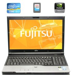 Мобильная рабочая станция Fujitsu Celsius H720 / 15.6" (1920x1080) IPS / Intel Core i7-3720QM (4 (8) ядра по 2.6 - 3.6 GHz) / 12 GB DDR3 / 256 GB SSD / nVidia Quadro K1000M, 2 GB GDDR5, 128-bit / WebCam / DVD-RW / DisplayPort