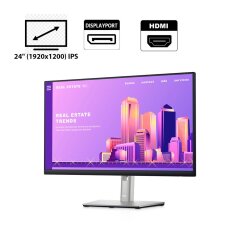 Монитор Dell UltraSharp U2415b / 24" (1920x1200) IPS / HDMI, DisplayPort / VESA 100x100 / Кабель питания
