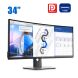 Монитор Dell UltraSharp U3417W / 34" (3440x1440) IPS / HDMI, DisplayPort, USB / VESA 100x100  купить