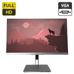 Монитор Б-класс HP EliteDisplay E243 / 24" (1920x1080) IPS / USB-Hub, VGA, HDMI, DisplayPort / VESA 100x100 + Кабели (VGA и питания) в комплекте