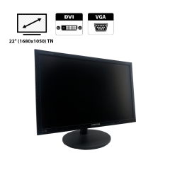 Монитор Samsung BX2240W / 22" (1680x1050) TN WLED / 1x VGA, 1x DVI