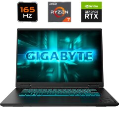 Новый игровой ноутбук Gigabyte Gaming A16 (3VHK3EE893SD) / 16" (1920x1200) IPS / AMD Ryzen 7 260 (8 (16) ядер по 3.8 - 5.1 GHz) / 16 GB DDR5 / 512 GB SSD / nVidia GeForce RTX 5060, 8 GB GDDR7, 128-bit / WebCam