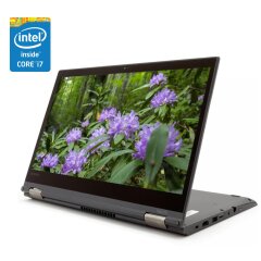 Ультрабук-трансформер Б-класс Lenovo ThinkPad Yoga 370 / 13.3" (1920x1080) IPS Touch / Intel Core i7-7500U (2 (4) ядра по 2.7 - 3.5 GHz) / 8 GB DDR4 / 256 GB SSD / Intel HD Graphics 620 / WebCam / Win 10 Pro