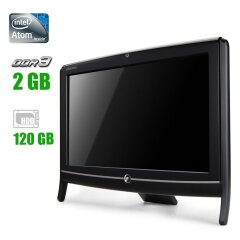 Моноблок Б-класс Acer eMachines EZ1700 / 18.5" (1366х768) TN / Intel Atom D525 (2 (4) ядра по 1.8 GHz) / 2 GB DDR3 / 120 GB SSD / Intel GMA Graphics 3150 / Windows 7