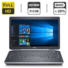 Ноутбук Dell Latitude E6440 / 14" (1920x1080) TN / Intel Core i5-4310M (2 (4) ядра по 2.7 - 3.4 GHz) / 12 GB DDR3 / 512 GB SSD NEW / AMD Radeon HD 8690M, 1 GB GDDR5, 64-bit / WebCam / DVD-ROM / Windows 10 Pro