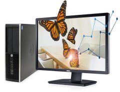 Комплект ПК: HP Compaq Pro 6300 SFF / Intel Core i5-3470 (4 ядра по 3.2 - 3.6 GHz) / 16 GB DDR3 / 500 GB HDD / Intel HD Graphics 2500 + Монитор Dell UltraSharp U2412M / 24" (1920x1200) IPS / 1x DP, 1x DVI, 1x VGA, 5x USB 2.0 / VESA 100x100 / Pivot