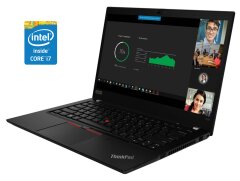 Ультрабук Б-класс Lenovo ThinkPad T490 / 14" (1920x1080) IPS / Intel Core i7-8565U (4 (8) ядра по 1.8 - 4.6 GHz) / 8 GB DDR4 / 256 GB SSD / Intel UHD Graphics / WebCam