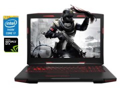 Игровой ноутбук Hasee Z7-KP7D2 / 15.6" (1920x1080) IPS / Intel Core i7-7700HQ (4 (8) ядра по 2.8 - 3.8 GHz) / 16 GB DDR4 / 256 GB SSD + 1000 GB HDD / nVidia GeForce GTX 1060, 6 GB GDDR5, 192-bit / WebCam