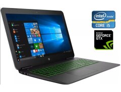 Игровой ноутбук HP Pavilion 15-bc515na / 15.6" (1920x1080) TN / Intel Core i5-9300H (4 (8) ядра по 2.4 - 4.1 GHz) / 16 GB DDR4 / 512 GB SSD / nVidia GeForce GTX 1050, 3 GB GDDR5, 96-bit / WebCam / Win 11
