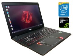Игровой ноутбук Б-класс Samsung NP8500GM-X0BCN / 15.6" (1920x1080) IPS / Intel Core i7-7700HQ (4 (8) ядра по 2.8 - 3.8 GHz) / 8 GB DDR4 / 1000 GB SSD / nVidia GeForce GTX 1050, 2 GB GDDR5, 128-bit / WebCam
